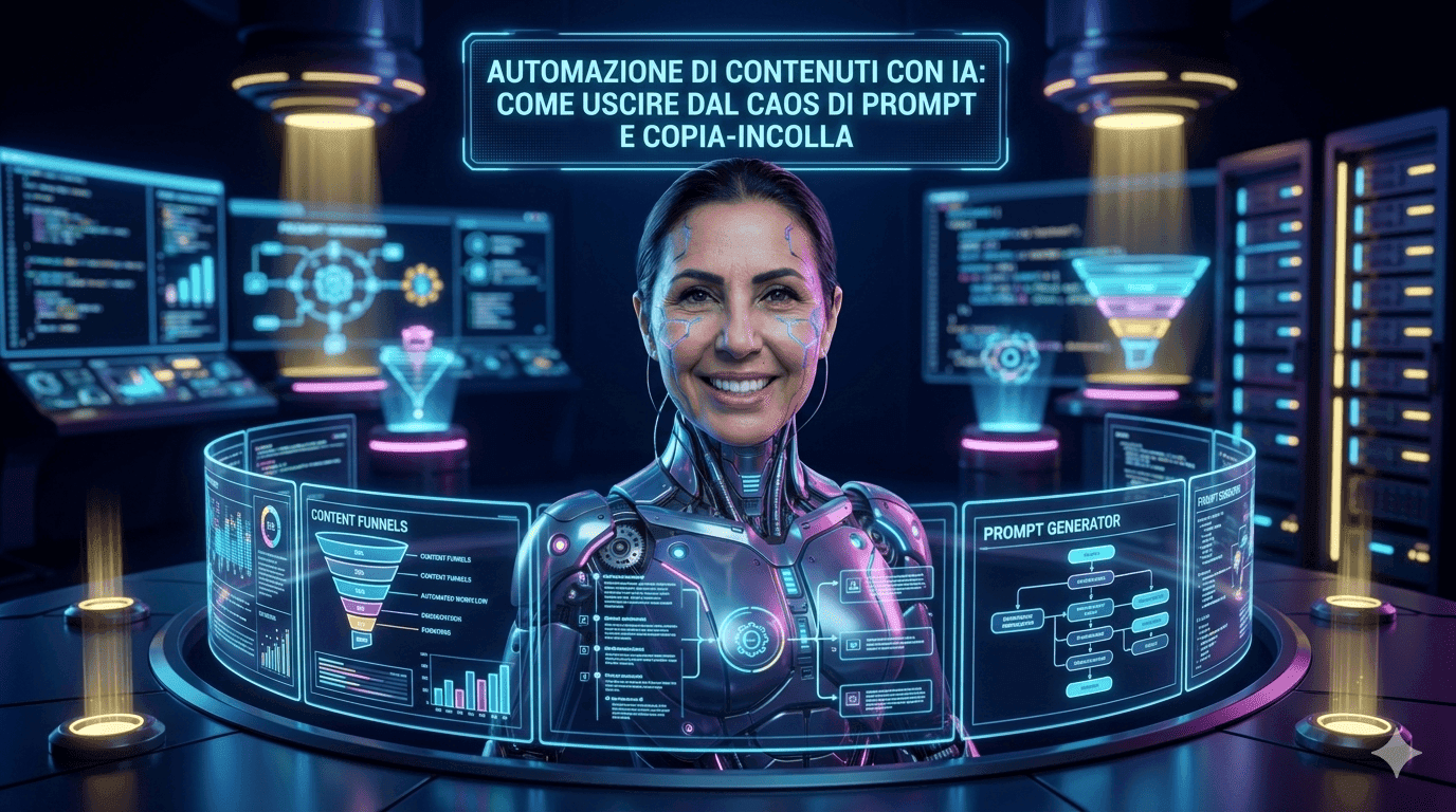 Automazione Contenuti di IA. 4 Passi Vincenti: piano per risparmiare ore di lavoro
