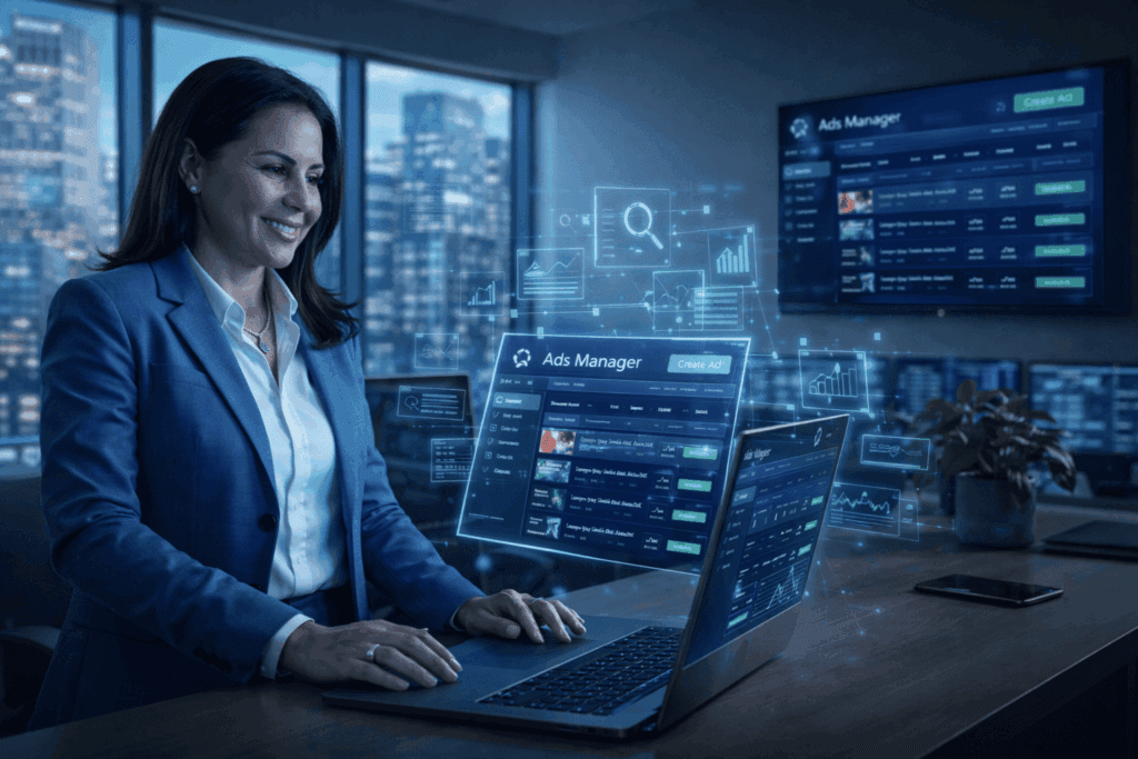 Marketing Digital e automazione ia di campagne ads facebook, instagram, tik tok, google