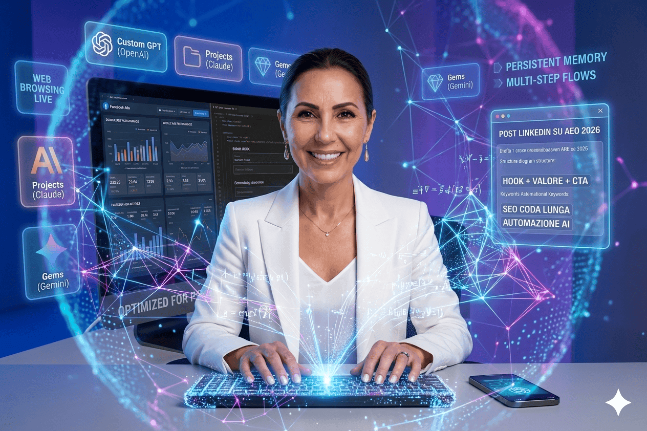 Norma Garcia pagina di contatto per consulenza aziendale